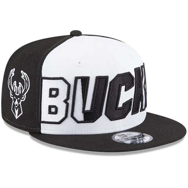 Lids Milwaukee Bucks New Era Back Half 9FIFTY Snapback Hat - White