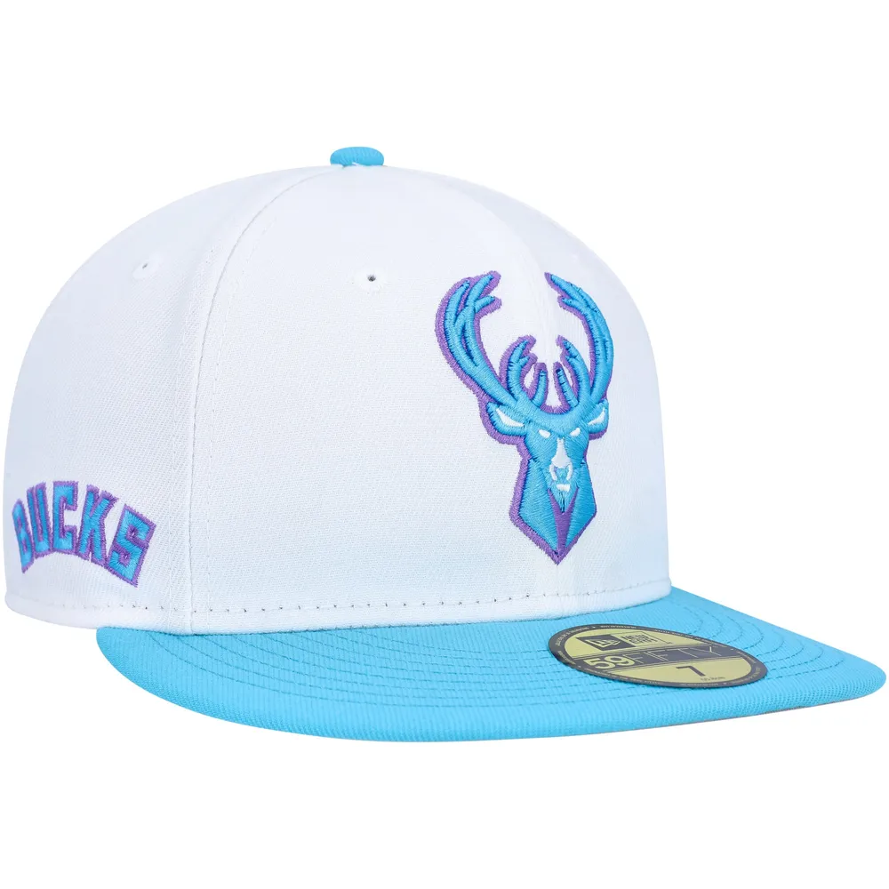 New Era Men's Purple Milwaukee Bucks Vice 59FIFTY Fitted Hat