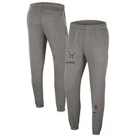 Pantalon de survêtement Nike Heather Charcoal Milwaukee Bucks 2022/23 City Edition Courtside Brushed Fleece pour Homme