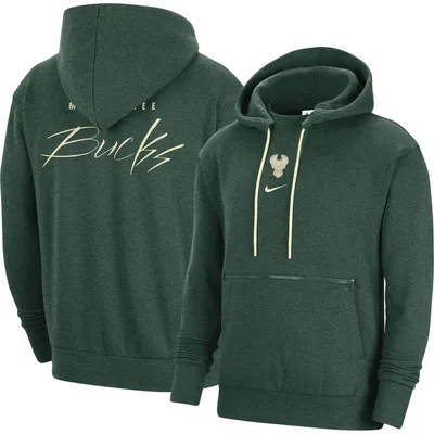 Mitchell & Ness Men's Bucks All Over Print Pullover Hoodie Black Size S | MODA3