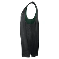 Men's Nike Hunter Green/Black Milwaukee Bucks Courtside Reversible Mesh Practice Jersey