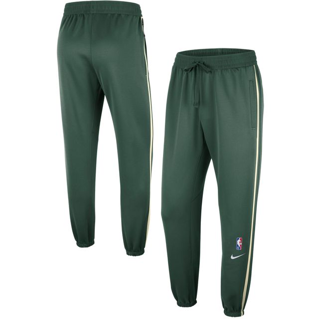 Pantalon de performance pour homme Nike Hunter Green Milwaukee Bucks 75th Anniversary Showtime On Court