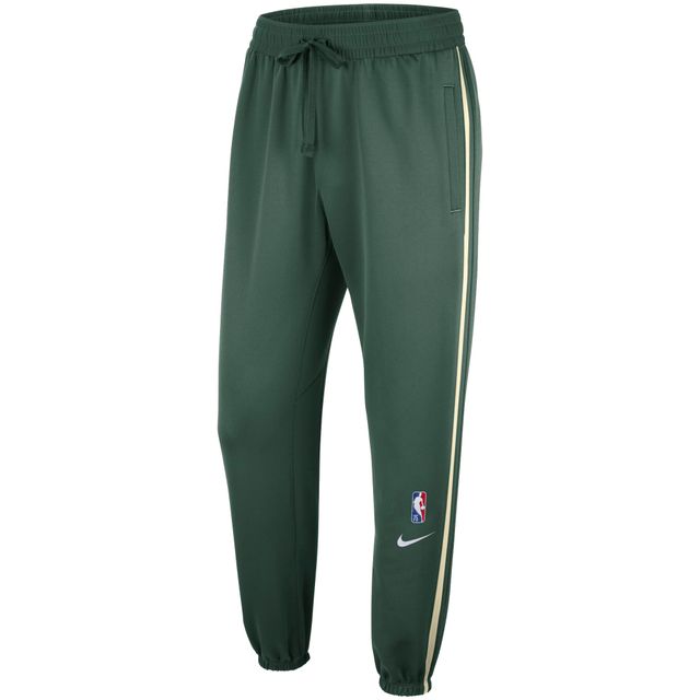 Pantalon de performance pour homme Nike Hunter Green Milwaukee Bucks 75th Anniversary Showtime On Court