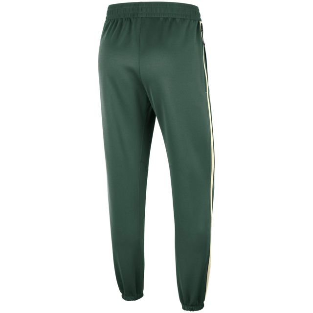 Pantalon de performance pour homme Nike Hunter Green Milwaukee Bucks 75th Anniversary Showtime On Court