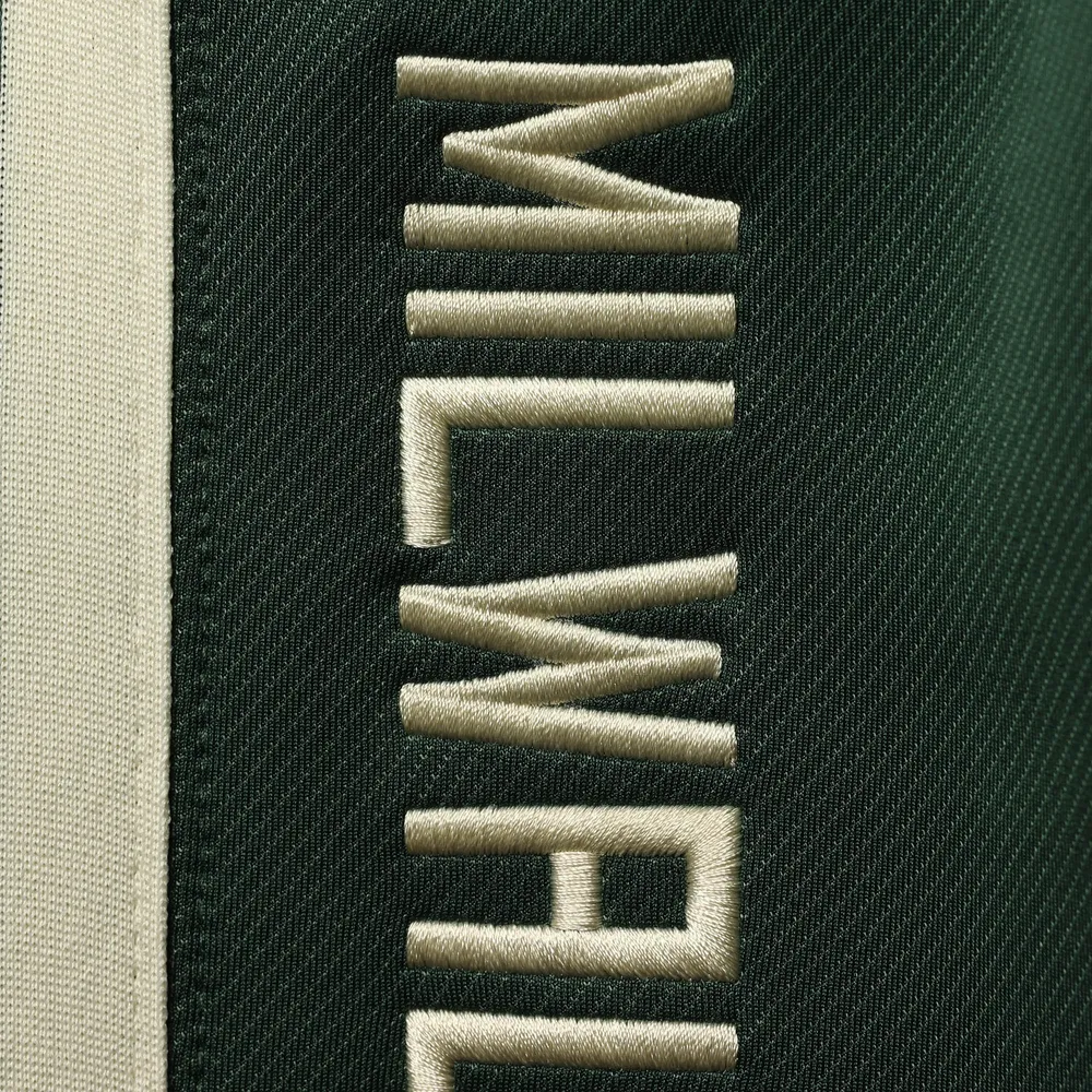 Men's Nike Hunter Green Milwaukee Bucks 75th Anniversary Showtime On Court Performance Pants