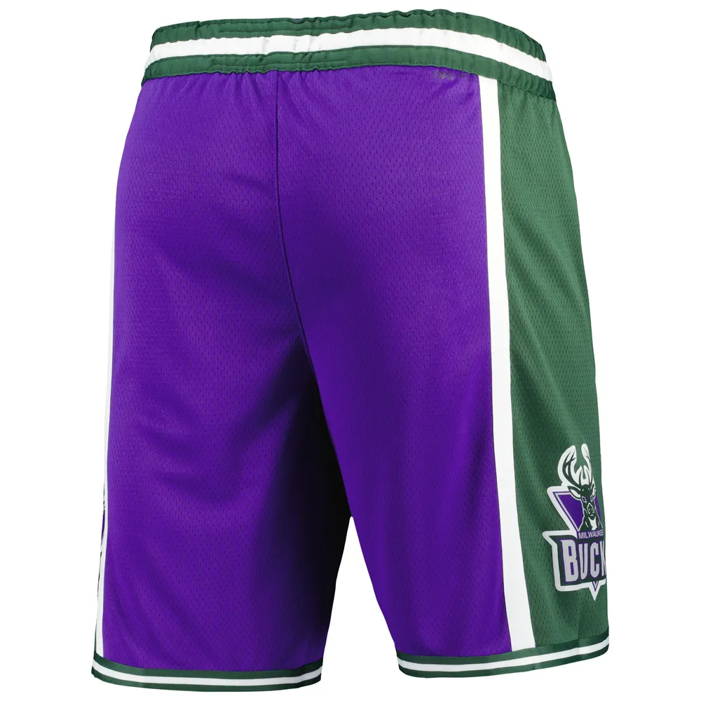 Short Swingman Performance pour Homme Milwaukee Bucks 2022/23 Classic Edition Nike Violet