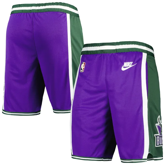 Men's Nike Purple Milwaukee Bucks 2022/23 Classic Edition Swingman Performance Shorts