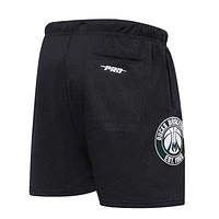 Men's Pro Standard Black Milwaukee Bucks City Scape Mesh Shorts