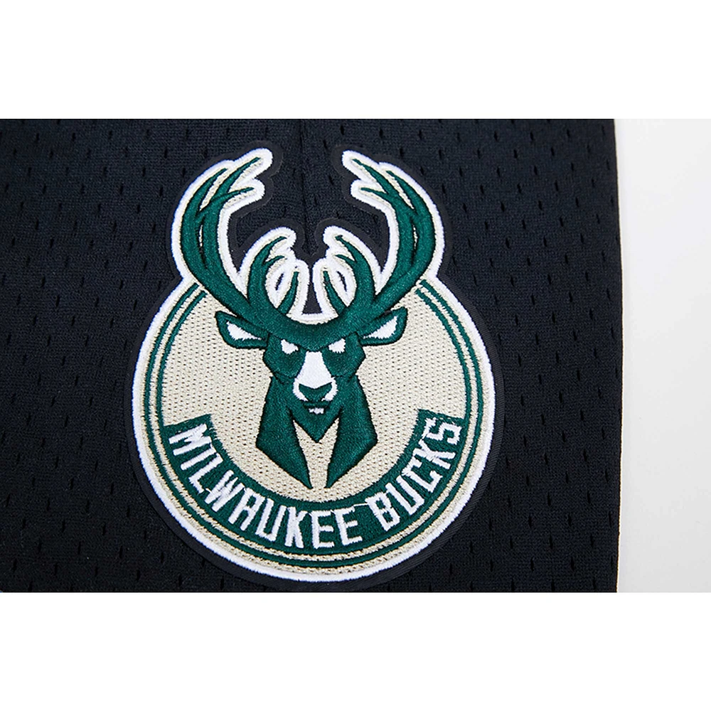 Short en maille Pro Standard Milwaukee Bucks City Scape noir pour homme