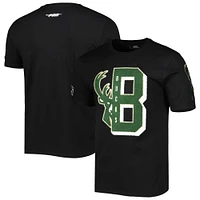 T-shirt Pro Standard Milwaukee Bucks Mash Up Capsule noir pour homme