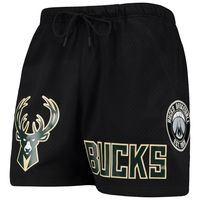 Men's Pro Standard Black Milwaukee Bucks Mesh Capsule Shorts