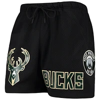 Men's Pro Standard Black Milwaukee Bucks Mesh Capsule Shorts