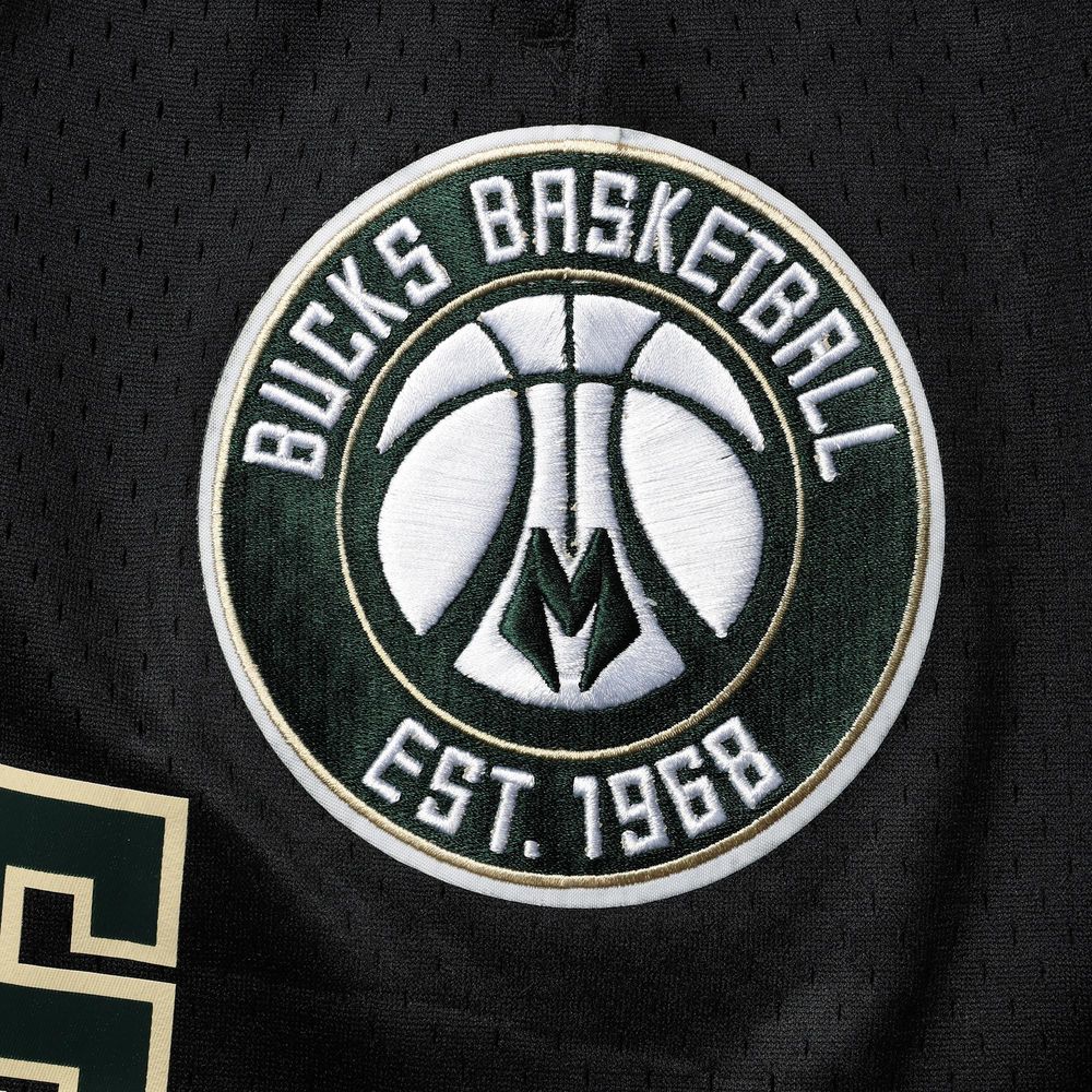 Men's Pro Standard Black Milwaukee Bucks Mesh Capsule Shorts