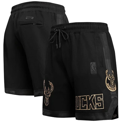 Men's Pro Standard Black Milwaukee Bucks Shorts