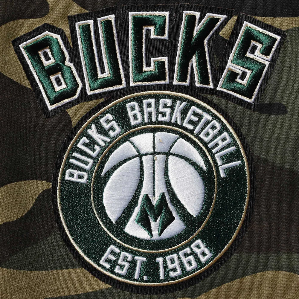 Men's Pro Standard Camo Milwaukee Bucks Team Shorts