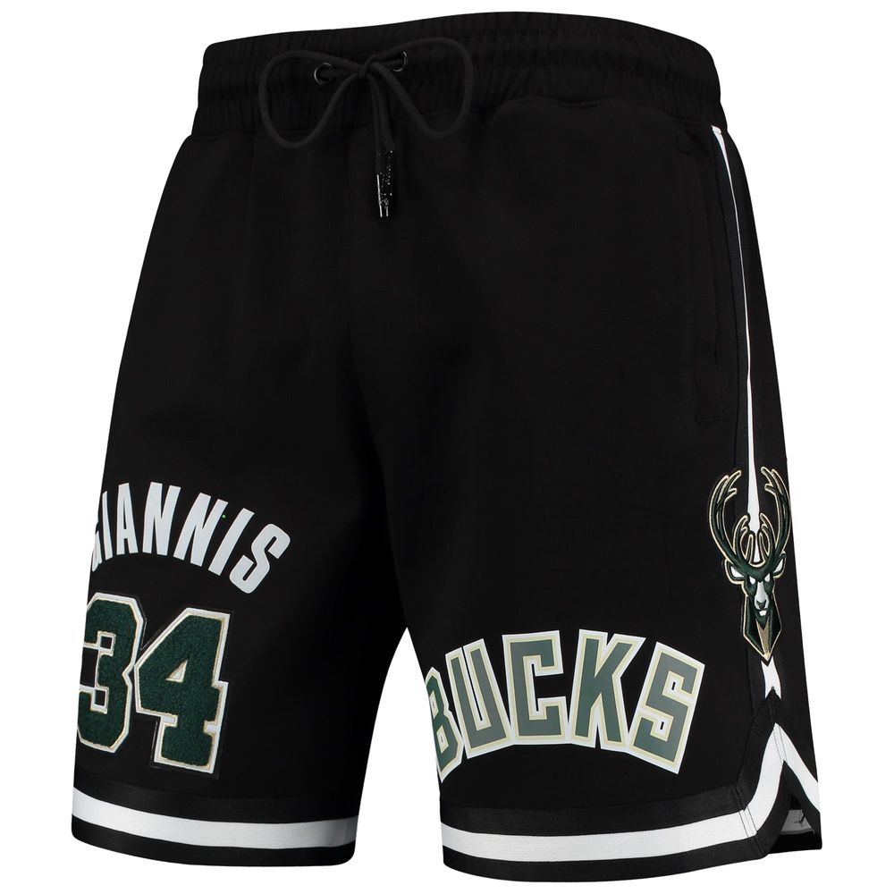 Men's Fanatics Branded Giannis Antetokounmpo Black Milwaukee Bucks