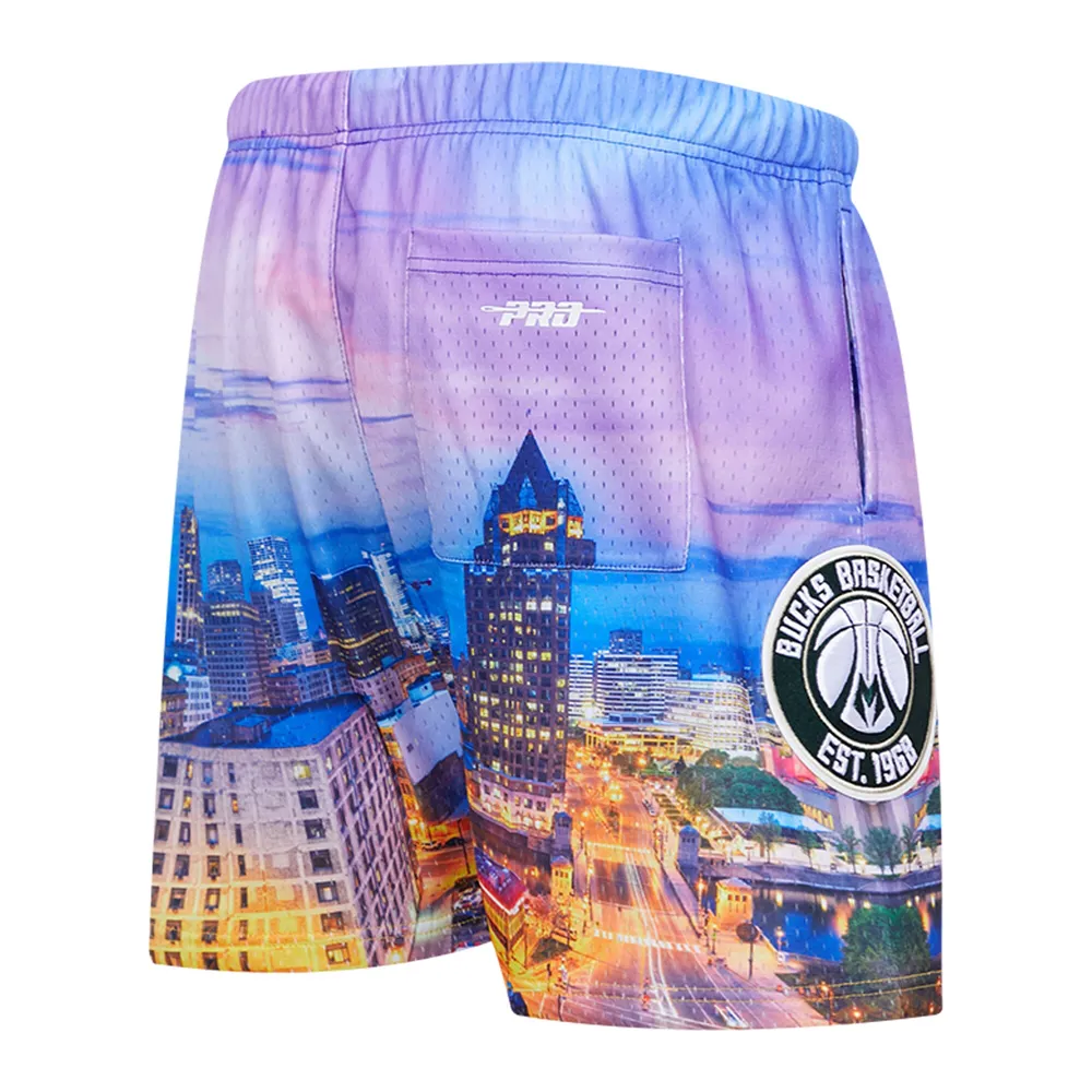 Short urbain Pro Standard Milwaukee Bucks pour homme