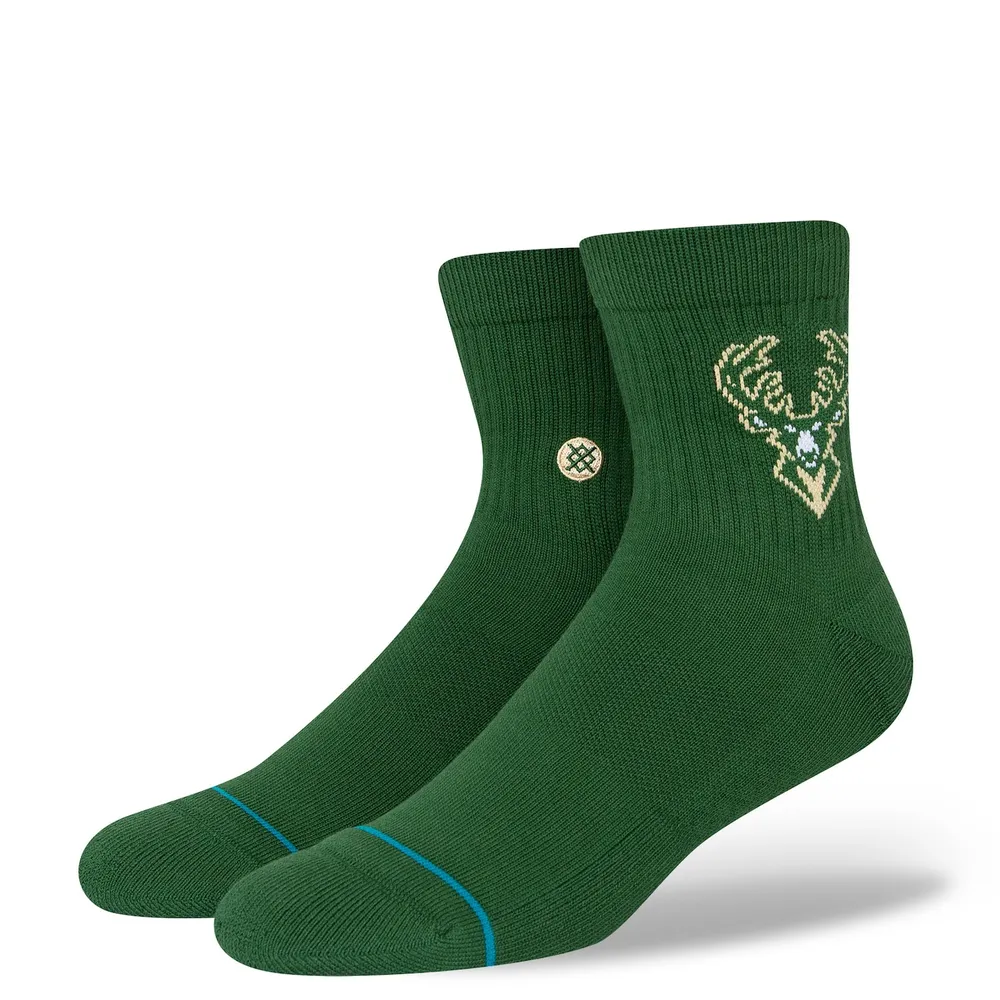 Lids Milwaukee Bucks Stance Logo Quarter Socks