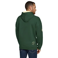 Men's Tommy Jeans Hunter Green Milwaukee Bucks Sebastian Pullover Hoodie