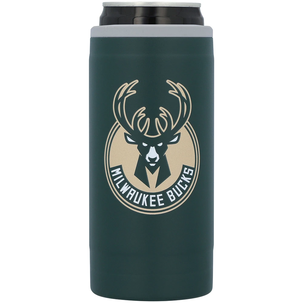 Milwaukee Bucks 12oz. Flipside Powdercoat Slim Can Cooler