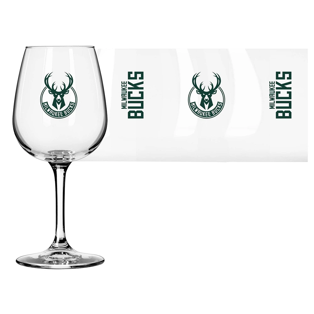 Milwaukee Bucks 12oz. Game Day Stemmed Wine Glass