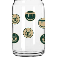 Milwaukee Bucks 16 oz. Smiley peut verre