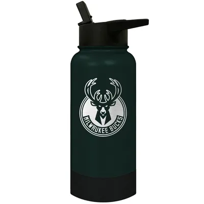 Milwaukee Bucks 32oz. Logo Thirst Hydration Water Bottle