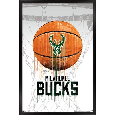 Milwaukee Bucks 35" x 24" Framed Poster