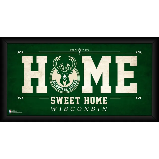 Lids Milwaukee Bucks Fanatics Authentic (-) Black Framed Team Logo