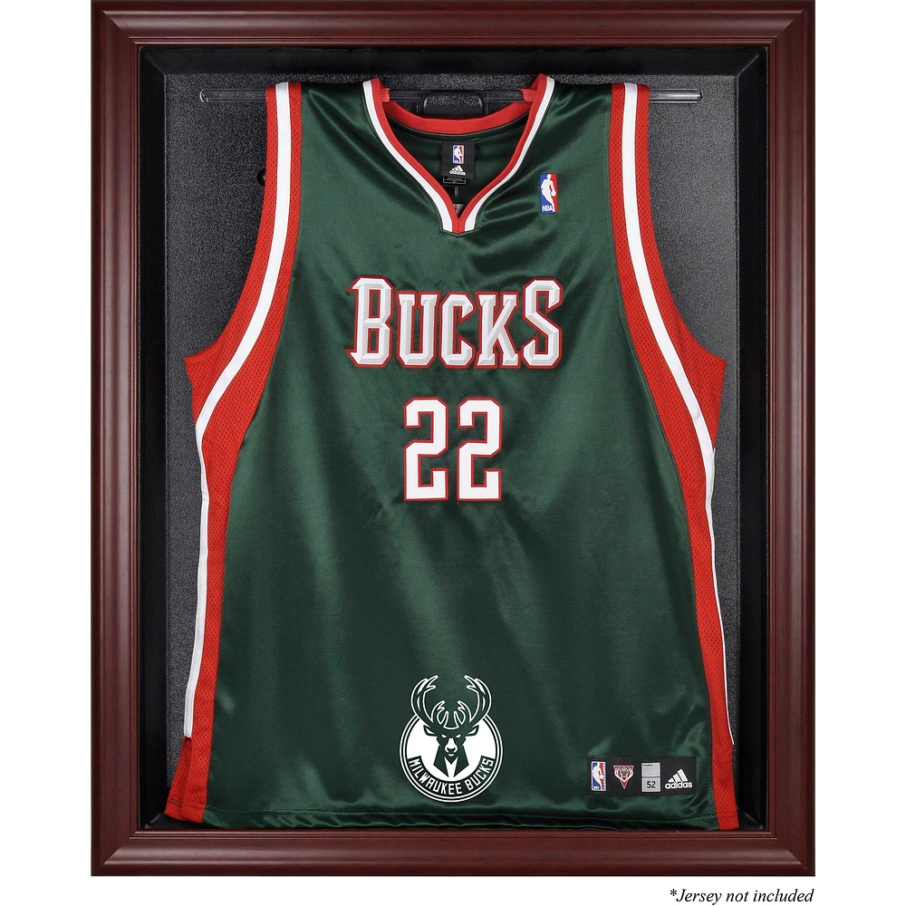 Milwaukee Bucks Framed Mahogany Team Logo Jersey Display Case