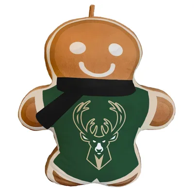 Milwaukee Bucks Gingerbread Holiday Plushlete