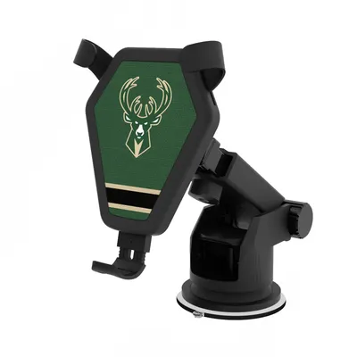 Milwaukee Bucks Stripe Design Wireless Car Charger