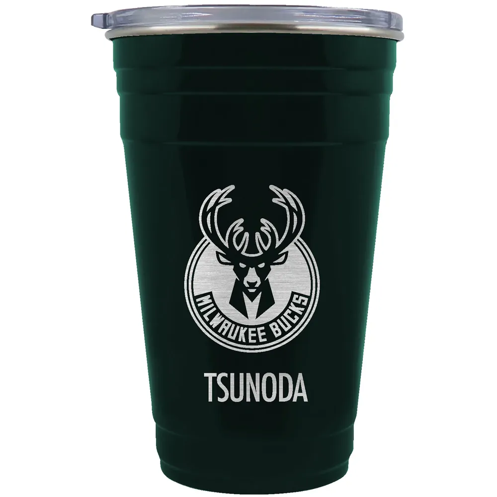 Milwaukee Bucks Team Logo 22oz. Personalized Tailgater Travel Tumbler