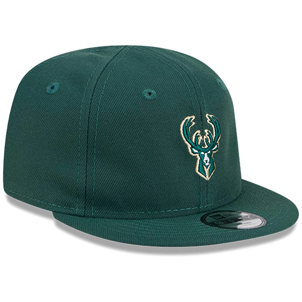 Newborn & Infant New Era Hunter Green Milwaukee Bucks My First 9FIFTY Adjustable Hat