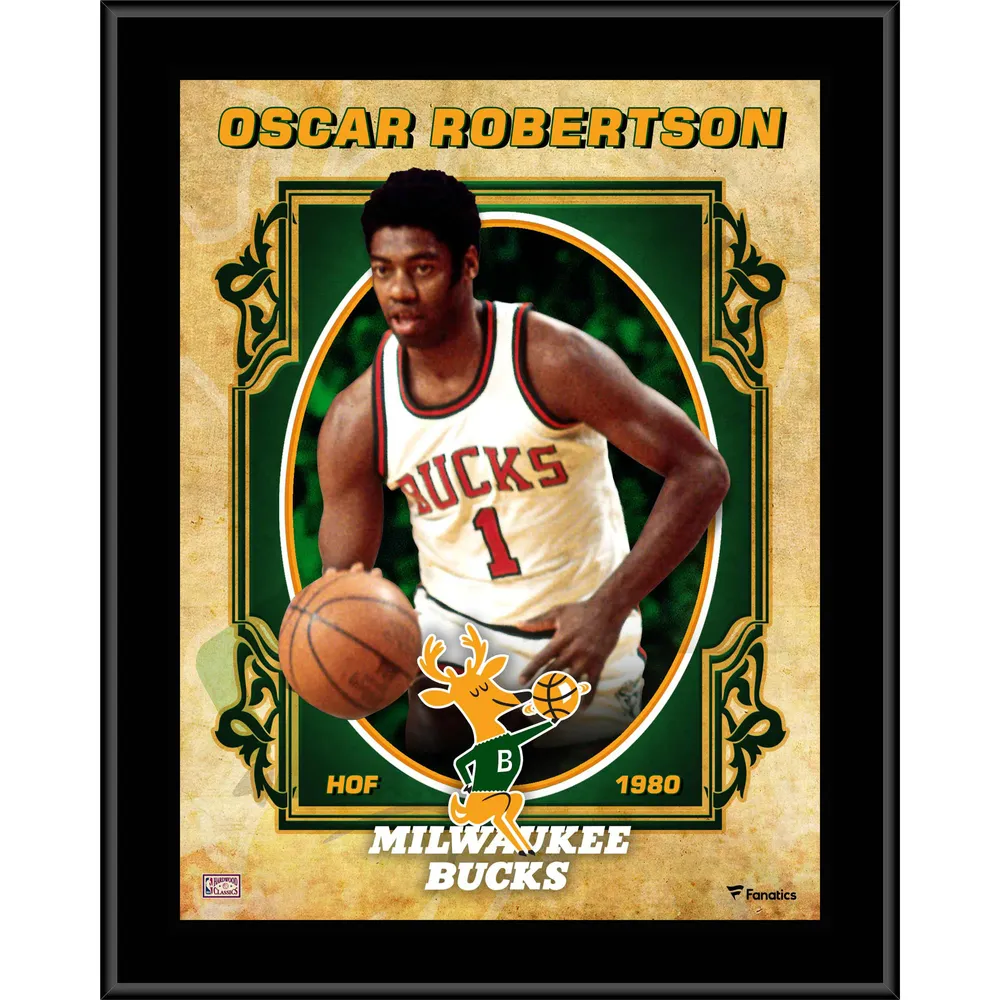 Oscar Robertson Milwaukee Bucks Autographed NBA Finals Champion Replica Larry O'Brien Trophy - Fanatics Authentic Certified