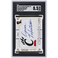 Oscar Robertson Milwaukee Bucks Autographed 2009-10 Playoff National Treasures Signature Patches Relic #8 #10/27 SGC Authenticated 8.5 Card