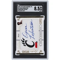 Oscar Robertson Milwaukee Bucks Autographed 2009-10 Playoff National Treasures Signature Patches Relic #8 #10/27 SGC Authenticated 8.5 Card