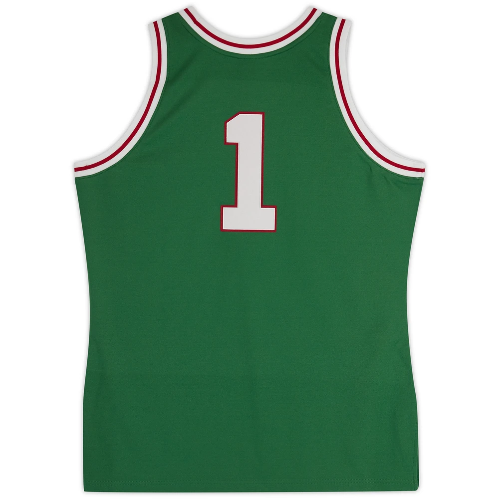Oscar Robertson Milwaukee Bucks Autographed Mitchell & Ness Green 1970-71 Authentic Jersey - Front Signed
