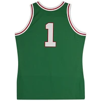 Oscar Robertson Milwaukee Bucks Autographed Mitchell & Ness Green 1970-71 Authentic Jersey - Front Signed