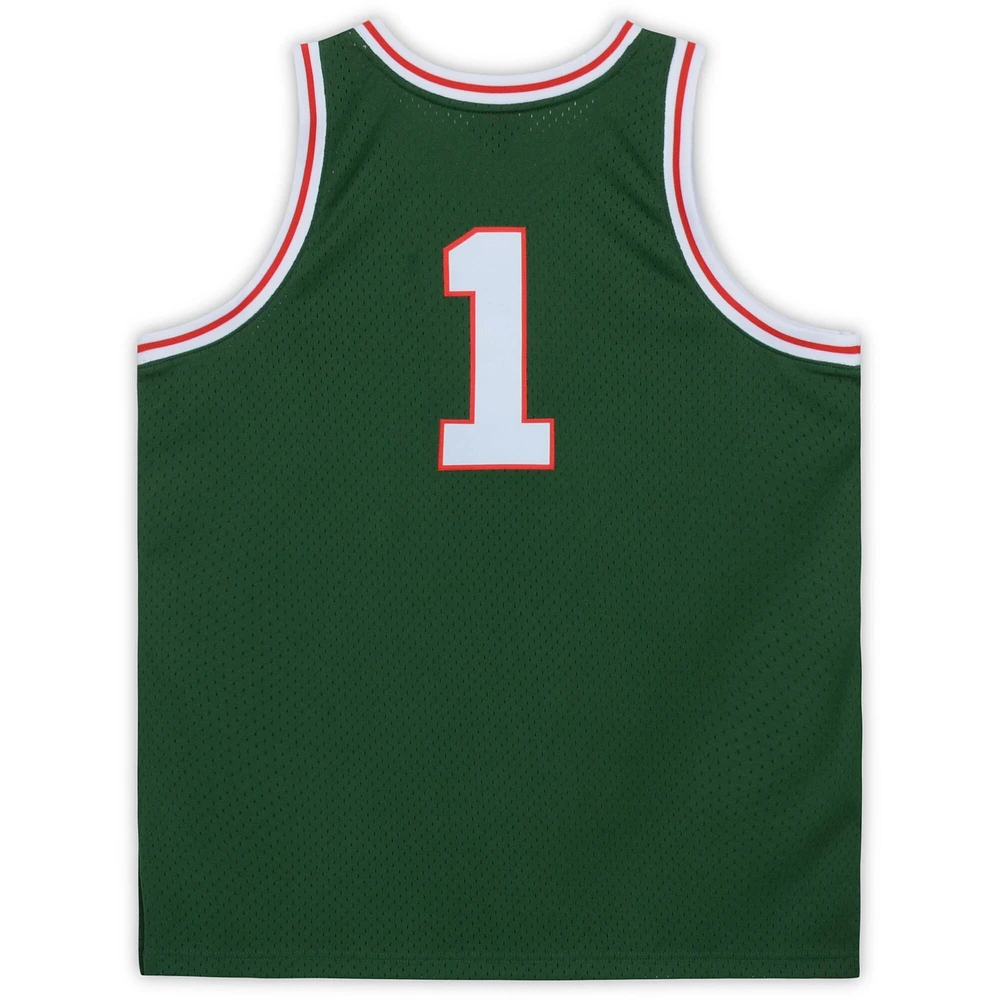 Oscar Robertson Milwaukee Bucks Autographed Mitchell & Ness Green Replica Jersey