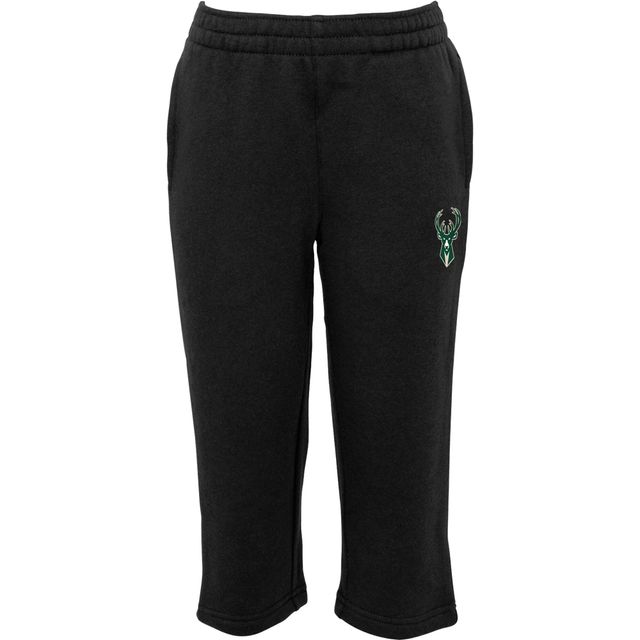 Préscolaire Milwaukee Bucks Shot Caller noir - Ensemble sweat à capuche et pantalon entièrement zippé