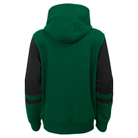 Preschool Green Milwaukee Bucks Straight To The League Full-Zip Hoodie