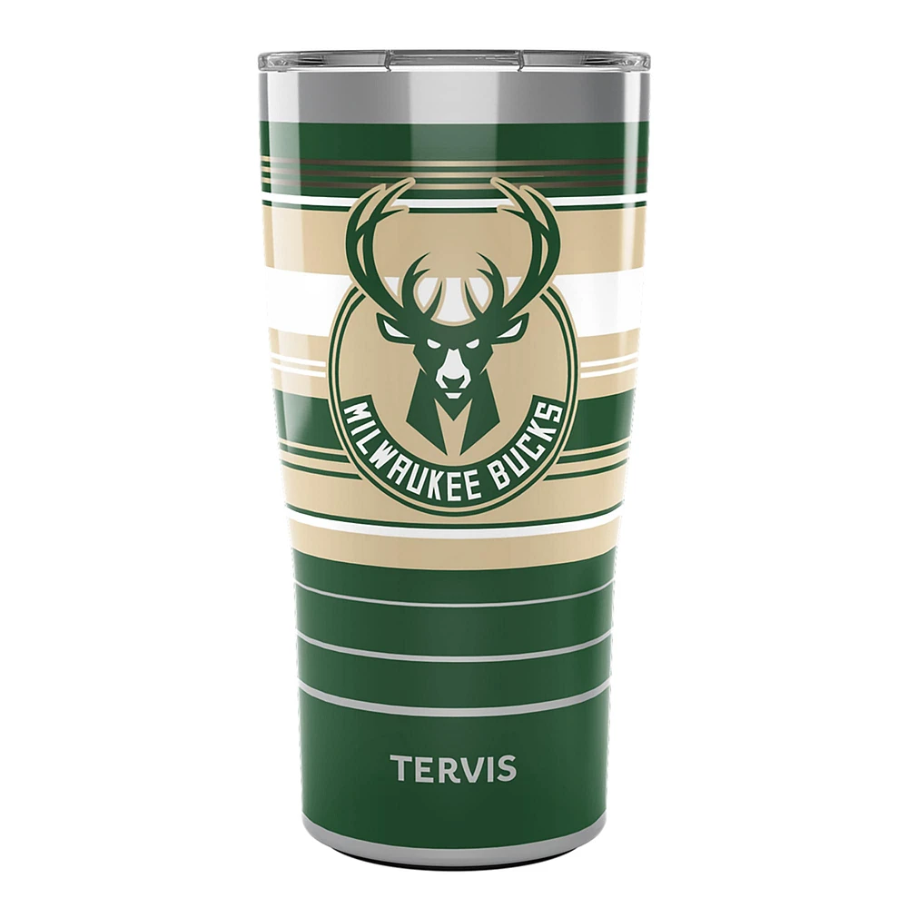 Tervis Milwaukee Bucks 20 onces. Gobelet en acier inoxydable à rayures Hype