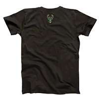 T-shirt unisexe Hyperfly Heather Black Milwaukee Bucks Année du Dragon Collection Nouvel An lunaire