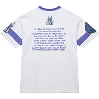 Unisex Mitchell & Ness  White Milwaukee Bucks Hardwood Classics Vintage Team Origins Premium T-Shirt