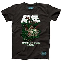 Unisex NBALab x Hyperfly Heather Black Milwaukee Bucks Year of the Snake Lunar New Collection T-Shirt