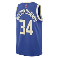 Unisex Nike Giannis Antetokounmpo Royal Milwaukee Bucks 2024/25 Swingman Player Jersey - City Edition