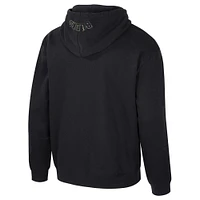 Sweat à capuche unisexe Stadium Essentials noir Milwaukee Bucks Elementized