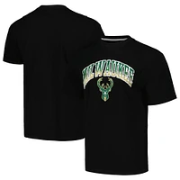 T-shirt unisexe Stadium Essentials noir Milwaukee Bucks Terrace