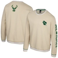 Sweat-shirt unisexe Stadium Essentials Natural Milwaukee Bucks Halftime